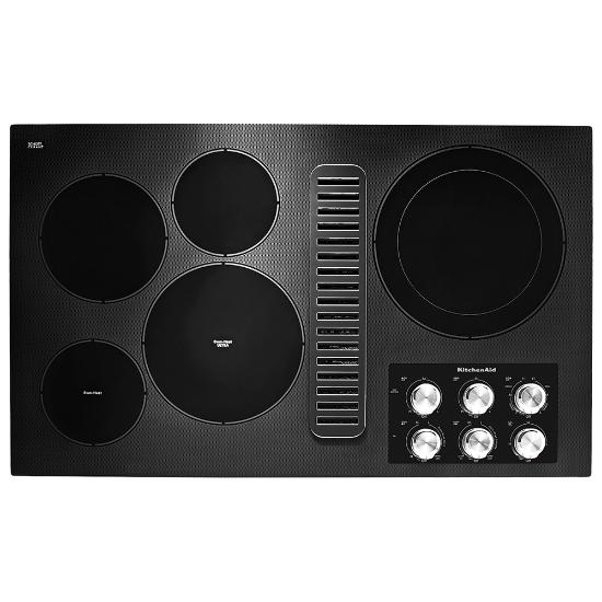 KITCHENAID KitchenAid 36 in. Electric Downdraft Cooktop with 5 Elements