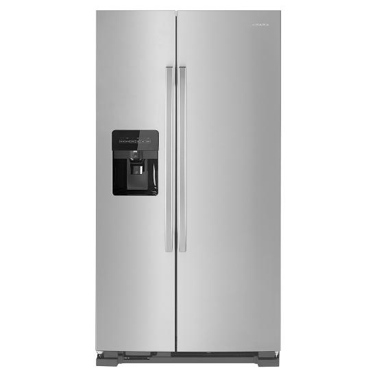 AMANA 21.4 cu. ft. Side-by-Side Refrigerator with Dual Pad External Ice & Water Dispenser