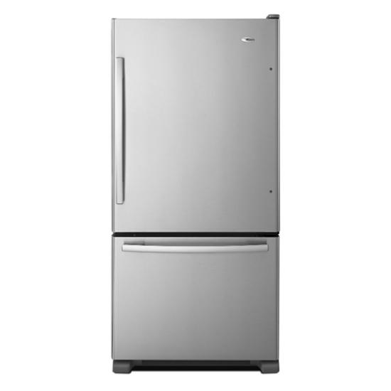AMANA Amana 29 in. Wide 18.6 cu. ft. Bottom-Freezer Refrigerator (Black)