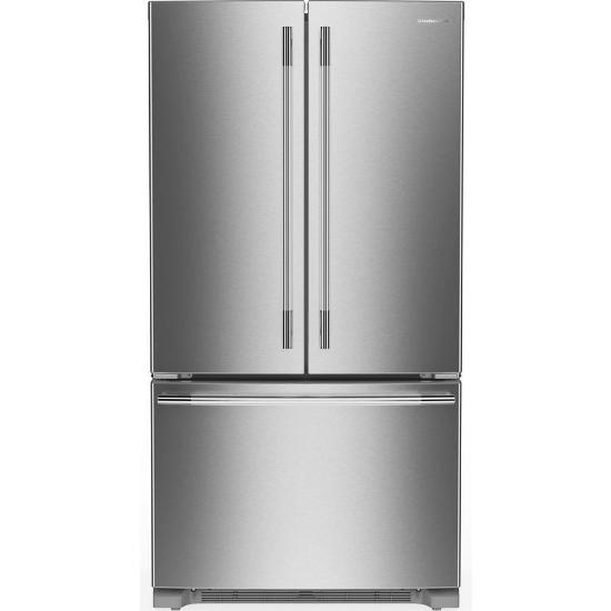 KITCHENAID 25 Cu. Ft. 36-Inch Standard-Depth French Door Refrigerator with Internal Water Dispenser