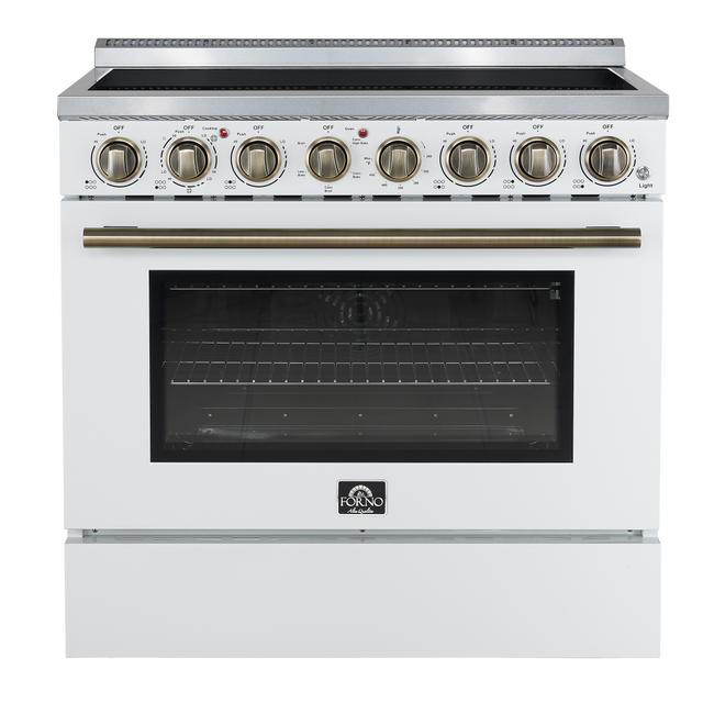 Forno Forno 36 in. Freestanding Electric Range (FFSEL601136WHT) 0