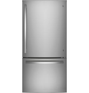 GE Appliances 33-inch wide Bottom-Freezer Refrigerator - 22 cu. ft.