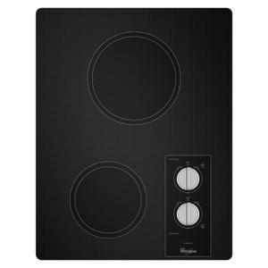 Whirlpool 15-inch Electric Cooktop with Easy Wipe Ceramic Glass
