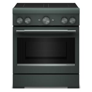 KitchenAid 30-Inch 4-Element Induction Freestanding Commercial-Style Range with Air Fry