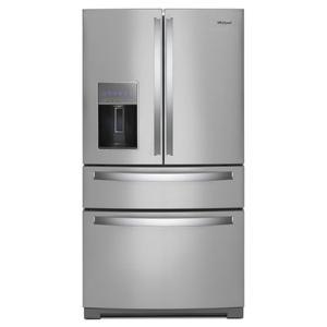 Whirlpool 36-inch Wide 4 Door Refrigerator with Prep and Store Bins - 26 Cu. Ft.