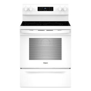 Whirlpool 30-inch Energy Star Electric Range with Air Cooking Technology, No Preheat Air Fry and Air Baking and Self Clean