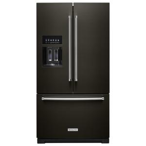 KitchenAid 26.8 Cu. Ft. Standard-Depth French Door Refrigerator with Exterior Ice and Water Dispenser